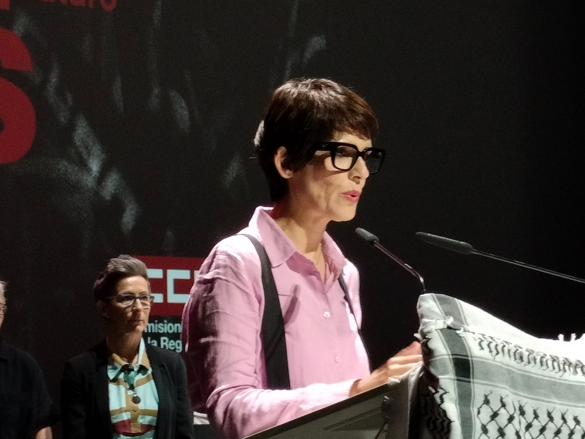 Teresa Fuentes asume el liderazgo de CCOO en Murcia con el reto de desbloquear convenios y dignificar salarios Teresa Fuentes asume el liderazgo de CCOO en Murcia con el reto de desbloquear convenios y dignificar salarios