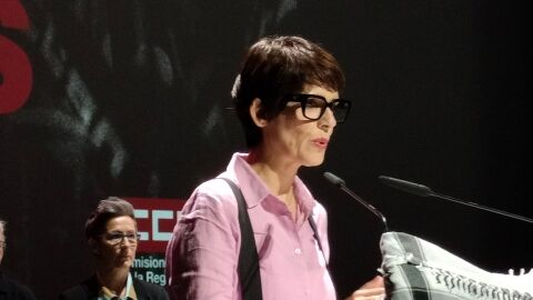 Teresa Fuentes, secretaria general de CCOO R-M Teresa Fuentes, secretaria general de CCOO R-M