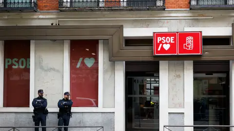 Imagen de archivo de la sede del PSOE en la calle Ferraz (Madrid) Imagen de archivo de la sede del PSOE en la calle Ferraz (Madrid)