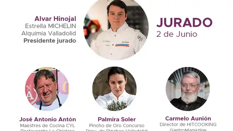 El Estrella Michelin Alvar Hinojal, preside el jurado del Campeonato de Tapas y Pinchos de Palencia .
