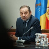 José Luis Ábalos en la comsión de investigación sobre la compra de material sanitario del Parlamento de Canarias celebrada el lunes 26 de mayo de 2025