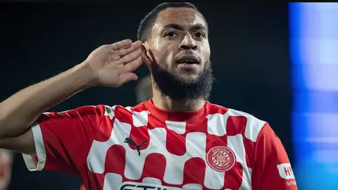 Arnaut Danjuma con el Girona Arnaut Danjuma con el Girona