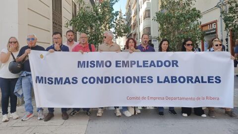Manifestaci&oacute;n Comit&eacute; de Empresa Hospital de la Ribera