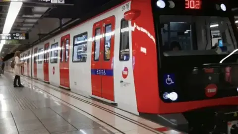 Imatge d'arxiu del metro de Barcelona Imatge d'arxiu del metro de Barcelona