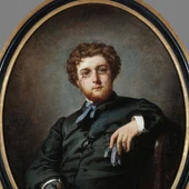 Georges Bizet (1838-1875), composer, circa 1865. Artist Felix Giacomotti Georges Bizet (1838-1875), composer, circa 1865. Artist Felix Giacomotti