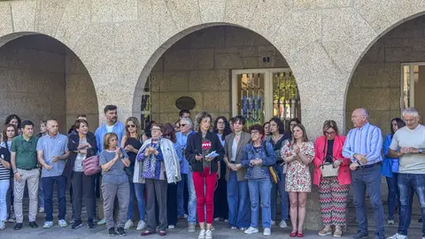 Concentración contra a violencia machista en Verín (Ourense) Concentración contra a violencia machista en Verín (Ourense)