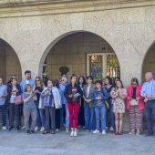 Concentración contra a violencia machista en Verín (Ourense)