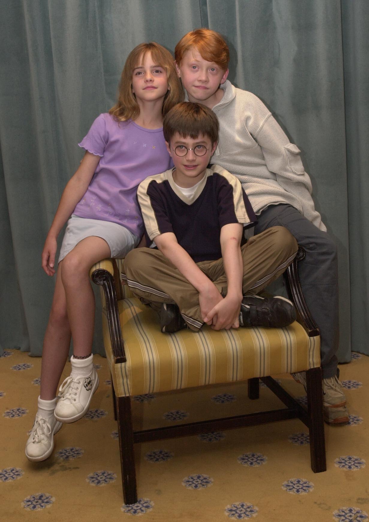 Daniel Radcliffe, Emma Watson y Rupert Grint Daniel Radcliffe, Emma Watson y Rupert Grint