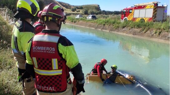 Intervenci&oacute;n de los Bomberos de la Diputaci&oacute;n Provincial de Huesca