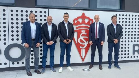Joaqu&iacute;n Alonso, Emilio Guti&eacute;rrez, Israel Villase&ntilde;or, David Guerra y Felipe Vega-Arango, esta ma&ntilde;ana en Mareo
