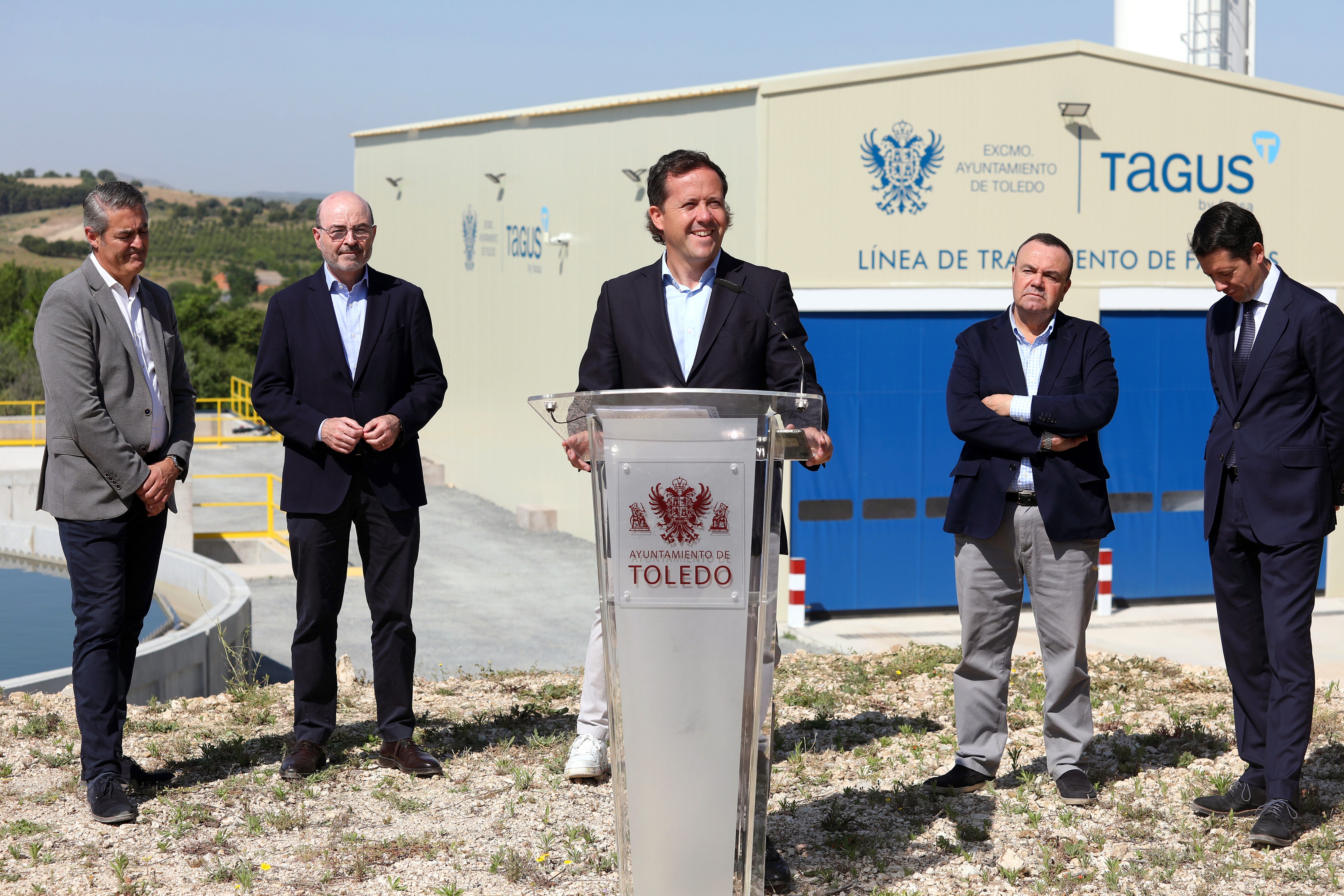 La ETAP de Toledo inaugura su línea de tratamiento de fangos La ETAP de Toledo inaugura su línea de tratamiento de fangos