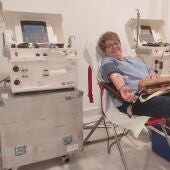 Macro donación de sangre en el Centro Cultural La Confianza de Valdepeñas