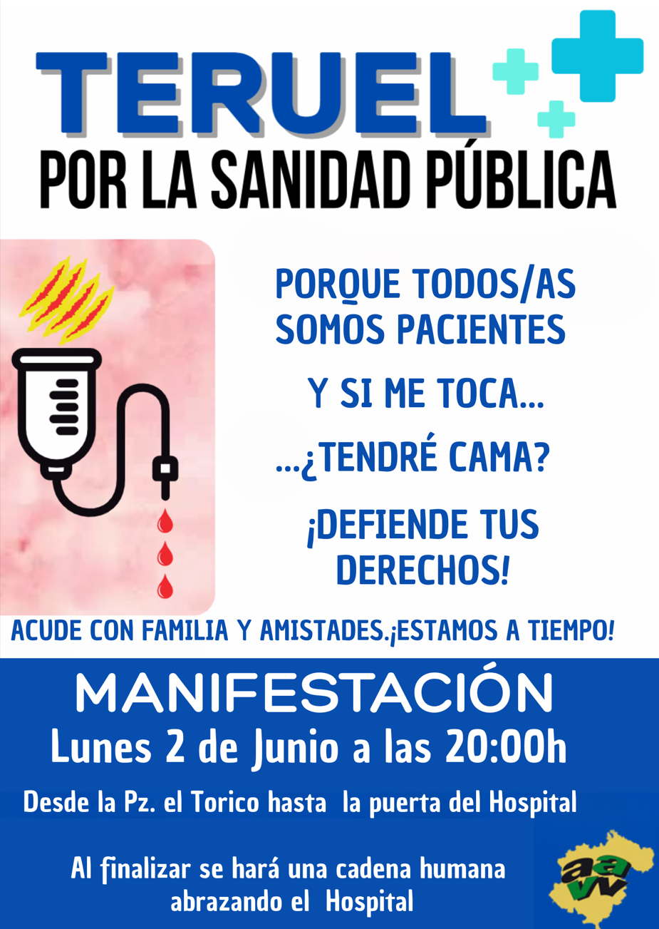 Teruel protestará contra el cierre de camas en los hospitales Teruel protestará contra el cierre de camas en los hospitales