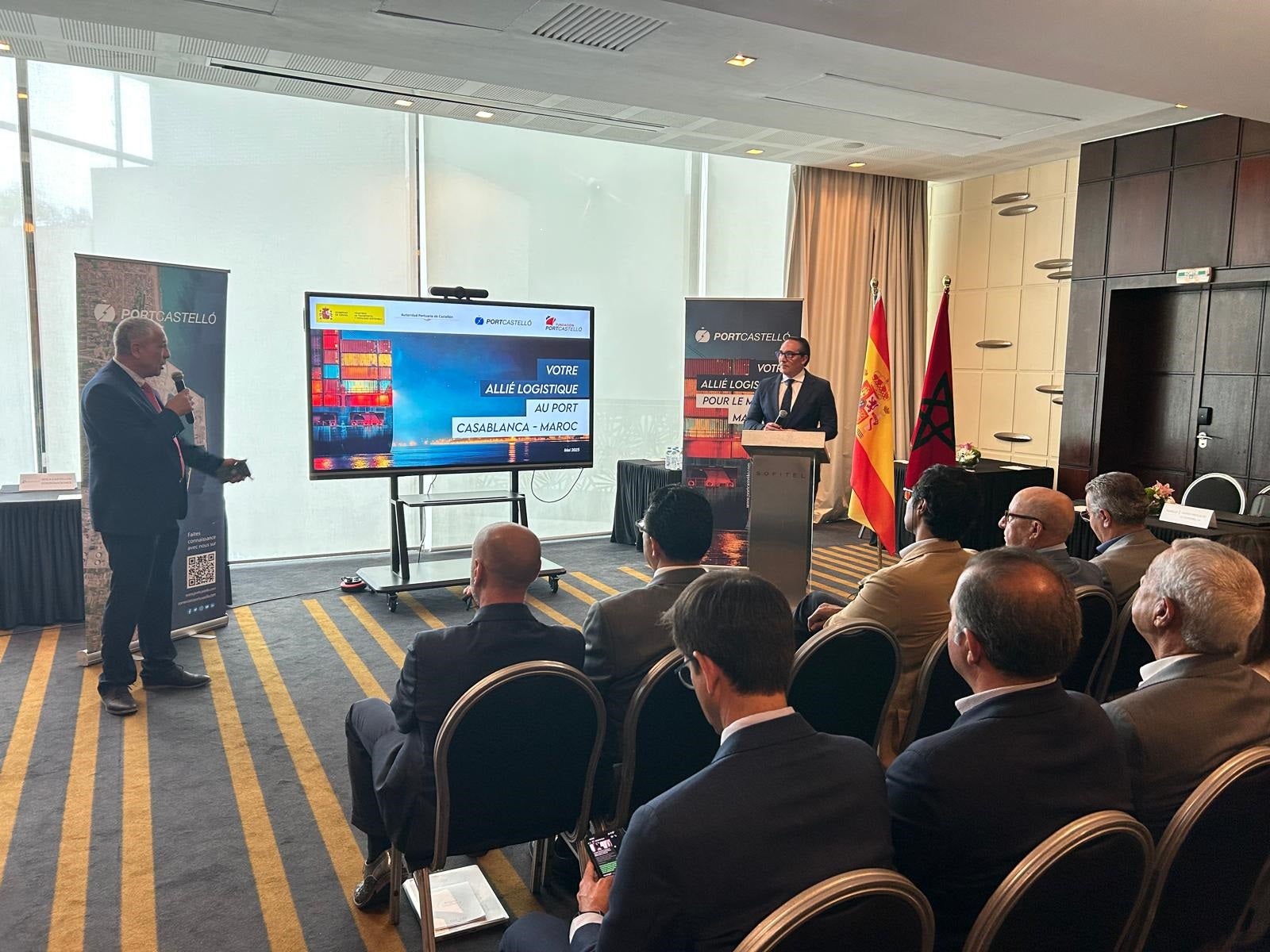 PortCastelló cierra futuras transacciones de contenedores con el puerto de Casablanca PortCastelló cierra futuras transacciones de contenedores con el puerto de Casablanca