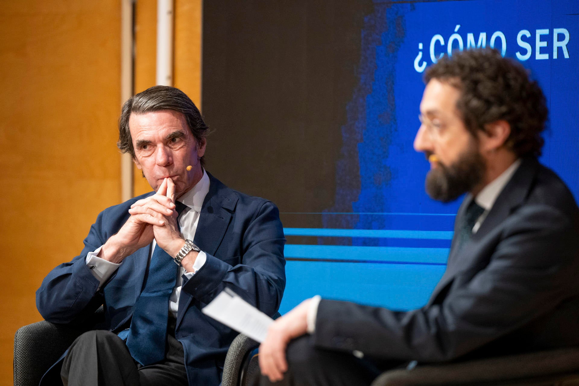 Aznar pide "cabeza fría" ante una posible moción de censura: "Las cosas condenadas al fracaso lo que producen es más frustración" Aznar pide "cabeza fría" ante una posible moción de censura: "Las cosas condenadas al fracaso lo que producen es más frustración"