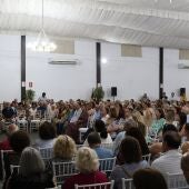 Instantes del acto celebrado ayer en Chiclana