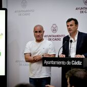 José Carlos Teruel y Bruno García, con Ana San Juan