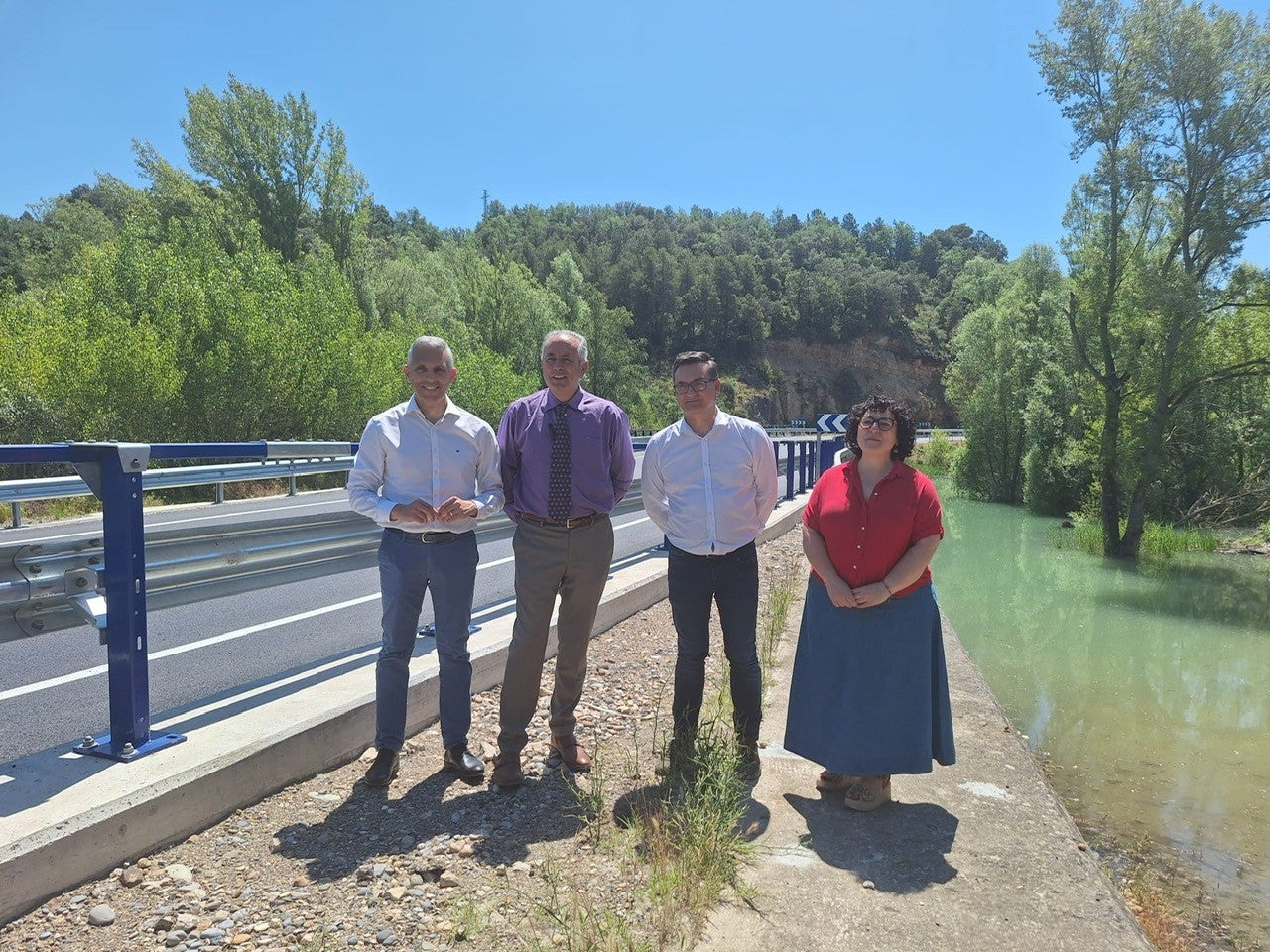Reabre el puente de la N-123A sobre el embalse de Barasona Reabre el puente de la N-123A sobre el embalse de Barasona