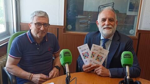 C&eacute;sar Rivera y &Aacute;ngel Fern&aacute;ndez Montes (Delegado de Educaci&oacute;n en Guadalajara).