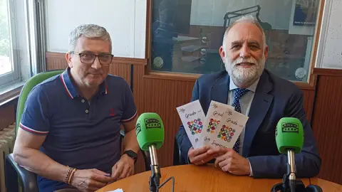 César Rivera y Ángel Fernández Montes (Delegado de Educación en Guadalajara). César Rivera y Ángel Fernández Montes (Delegado de Educación en Guadalajara).