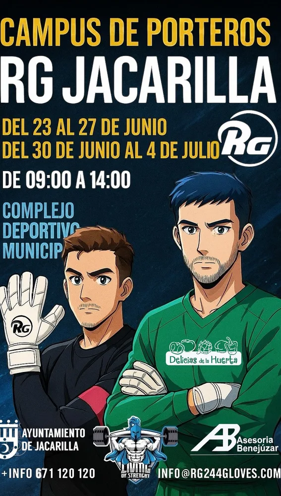 El complejo deportivo municipal de Jacarilla acoge la tercera edición del Campus de Porteros RG El complejo deportivo municipal de Jacarilla acoge la tercera edición del Campus de Porteros RG