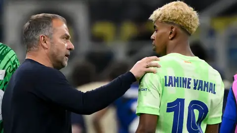 Flick: "Lamine es un genio, pero debemos ayudarle porque es joven" Flick: "Lamine es un genio, pero debemos ayudarle porque es joven"