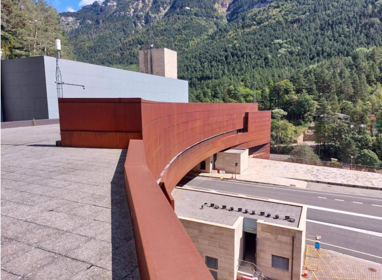 Cierra el túnel de Somport por un simulacro de accidente con incendio Cierra el túnel de Somport por un simulacro de accidente con incendio