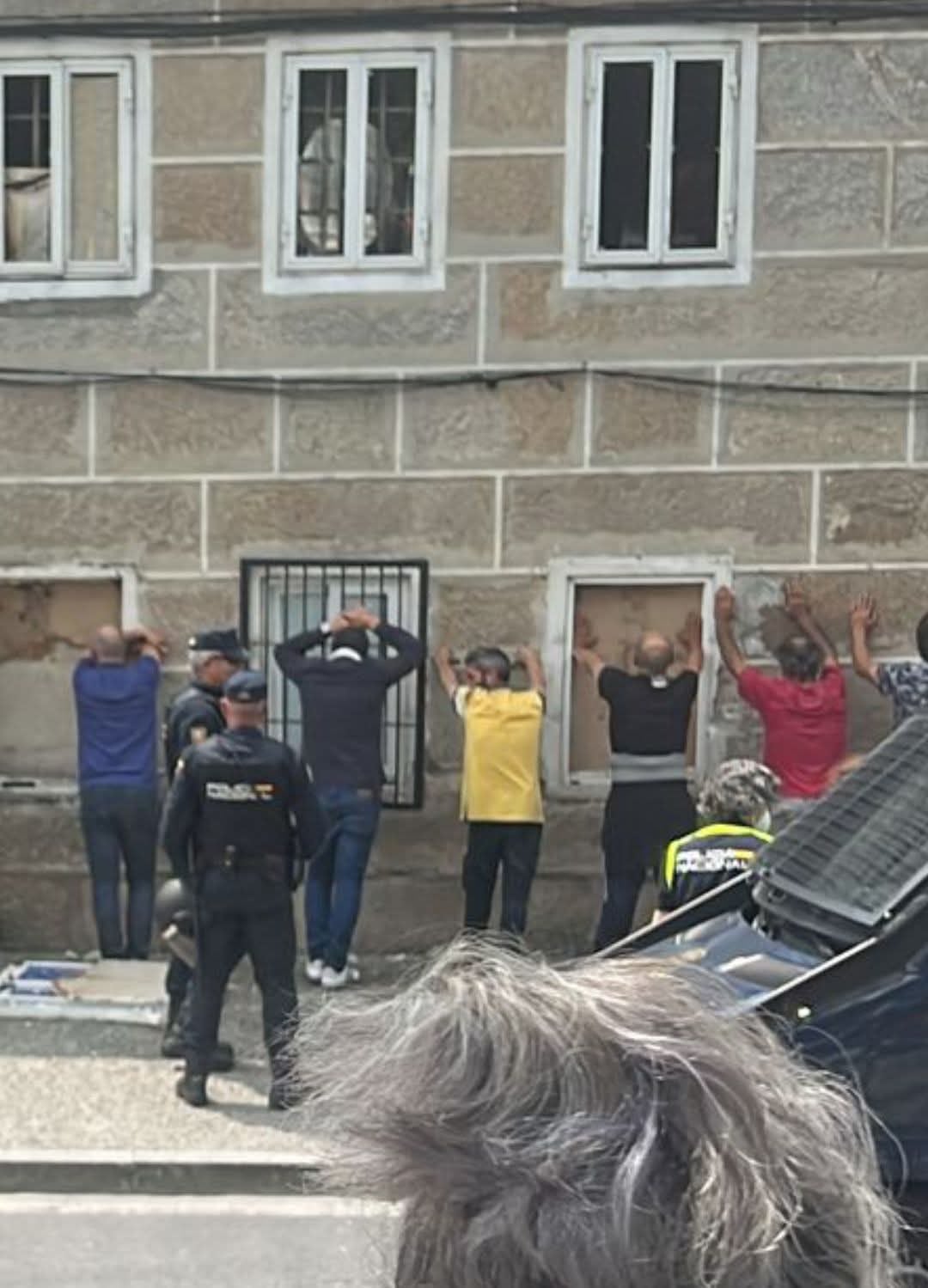 Operativo policial antidroga no barrio de Covadonga de Ourense Operativo policial antidroga no barrio de Covadonga de Ourense