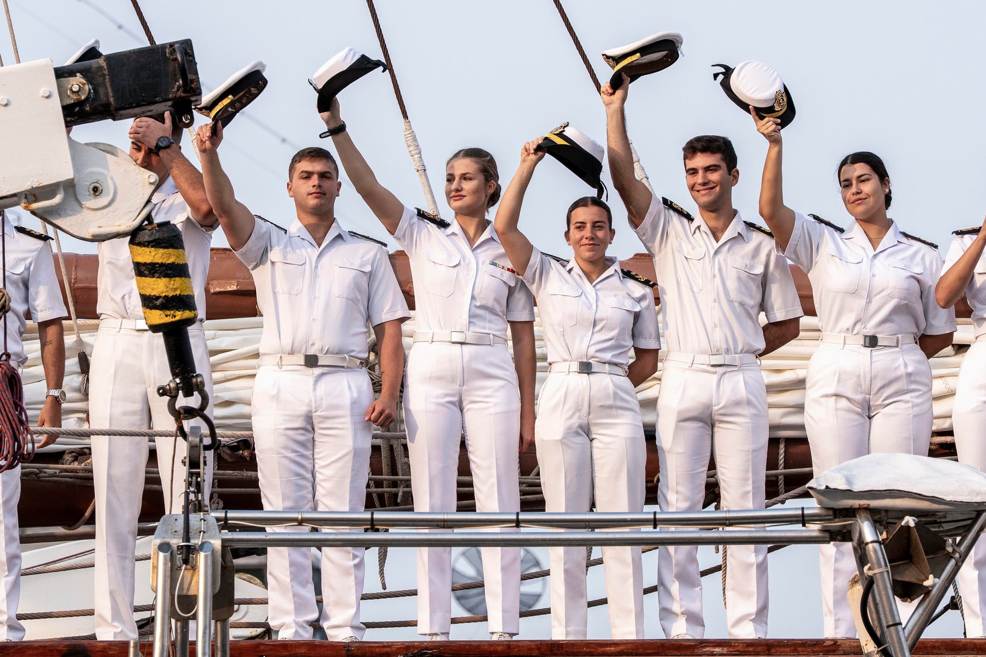 La princesa de Asturias concluye su viaje a bordo del Juan Sebastián de Elcano en Nueva York La princesa de Asturias concluye su viaje a bordo del Juan Sebastián de Elcano en Nueva York