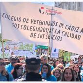 Foto de la manifestación del 7 de mayo en contra del Real Decreto del gobierno