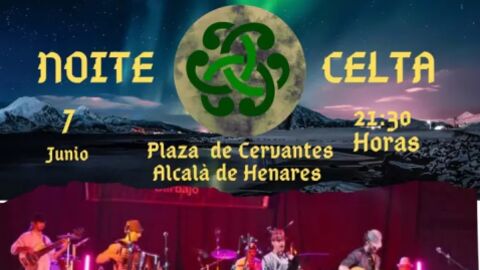 Cartel de la Noite Celta que se celebrar&aacute; el s&aacute;bado en Alcal&aacute; de Henares