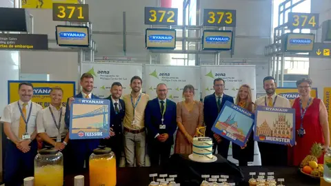 Ryanair inaugura tres nuevas rutas a Brno, Münster y Teesside desde Málaga Vuelos