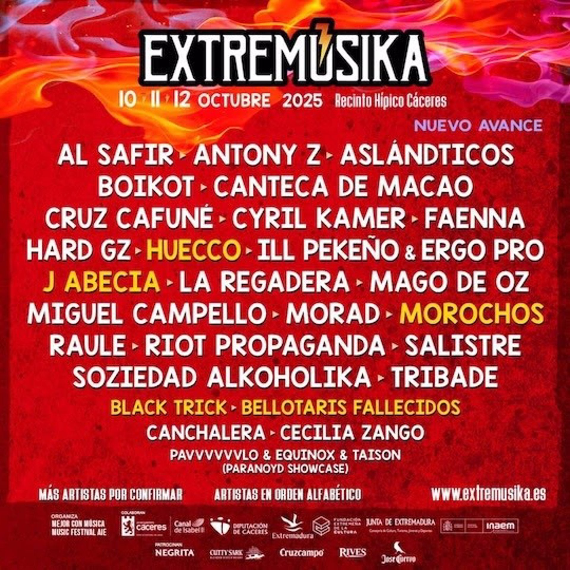 El festival Extremúsika de Cáceres incorpora a su cartel al artista J Abecia, única fecha en Extremadura El festival Extremúsika de Cáceres incorpora a su cartel al artista J Abecia, única fecha en Extremadura