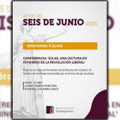 Conferencia "Ellas, una lectura en femenino de la Revolución Liberal"