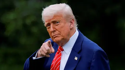 El presidente de Estados Unidos, Donald Trump, en una imagen de archivo en la Casa Blanca El presidente de Estados Unidos, Donald Trump, en una imagen de archivo en la Casa Blanca