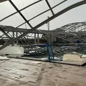 Piscina Muncipal de Alginet después del paso del tornado del día 29 de octubre Piscina Muncipal de Alginet después del paso del tornado del día 29 de octubre