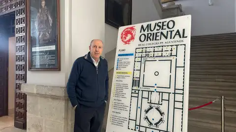 El padre Blas Sierra, director del Museo Oriental El padre Blas Sierra, director del Museo Oriental