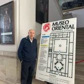 El padre Blas Sierra, director del Museo Oriental El padre Blas Sierra, director del Museo Oriental