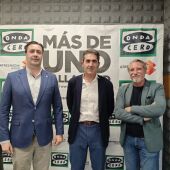 Luis Hernández c coordinador del grupo de construcción e industrialización, Álvaro Olivier, CEO en San Gregorio S.A. y Javier García, director técnico de INEXO 