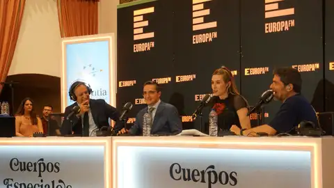 El alcalde de Salamanca, Carlos García Carbayo, y el rector de la Universidad de Salamanca, Juan Manuel Corchado, entrevistados por Eva Soriano y Nacho García El alcalde de Salamanca, Carlos García Carbayo, y el rector de la Universidad de Salamanca, Juan Manuel Corchado, entrevistados por Eva Soriano y Nacho García