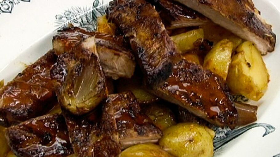 costillas de cerdo al Whisky