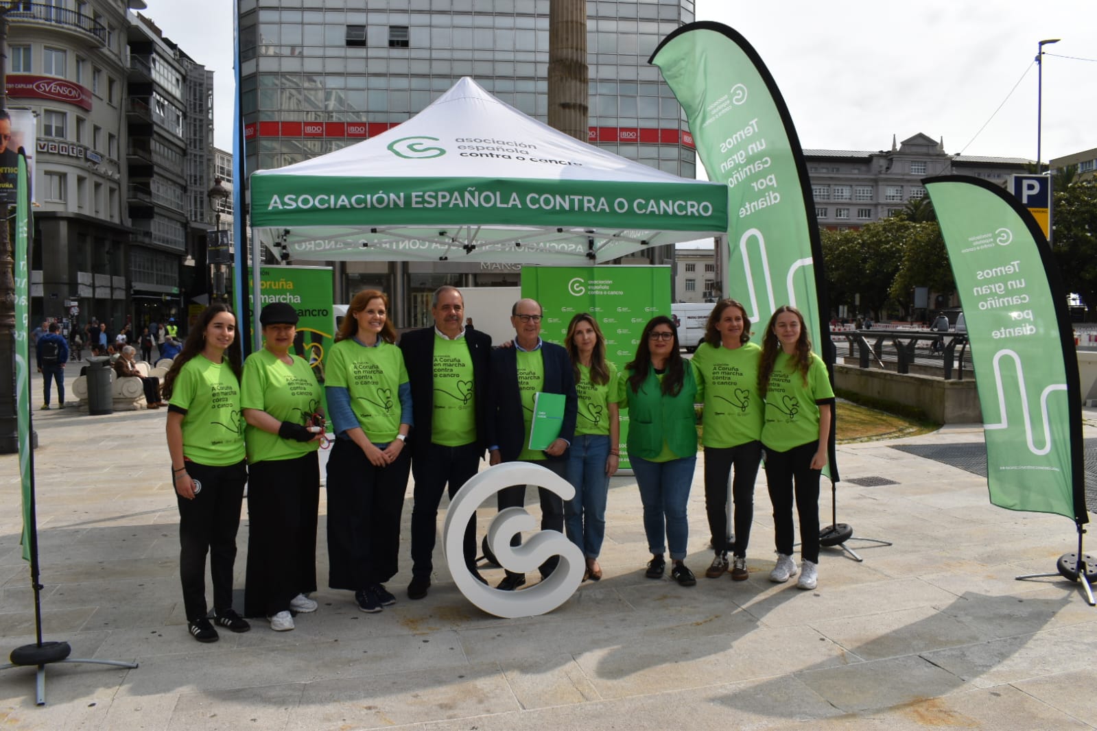 La XII Andaina contra o cancro partirá este domingo del Obelisco para ayudar a la investigación La XII Andaina contra o cancro partirá este domingo del Obelisco para ayudar a la investigación