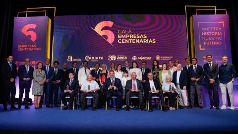 Las empresas homenajeadas en la VI gala