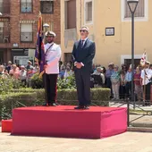 Jesús Martín, alcalde de Valdepeñas, preside el acto institucional del Seis de Junio Jesús Martín, alcalde de Valdepeñas, preside el acto institucional del Seis de Junio