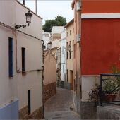 Una de las calles de Ciutat Vella en Sagunto