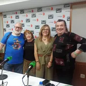Miguel Muñoz de Morales con Consoli Romero, Pi Modroño y Paco Alberola Miguel Muñoz de Morales con Consoli Romero, Pi Modroño y Paco Alberola
