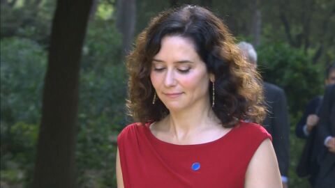 Isabel D&iacute;az Ayuso, presidenta de la Comunidad de Madrid, a su llegada a la conferencia de presidentes/ Se&ntilde;al institucional