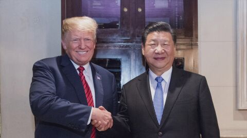 Trump y Xi Jinping, en una imagen de archivo.