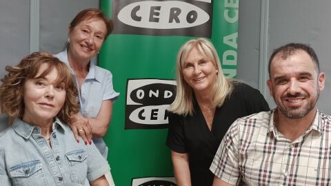 Elena Dom&iacute;nguez, Raquel S&aacute;nchez y Pilar Rubiales junto a Jos&eacute; Gamero en Onda Cero Alcal&aacute; de Henares