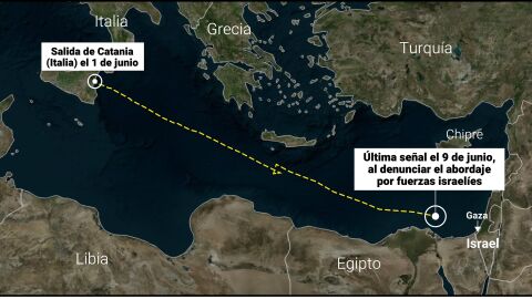 Audio: Diana Rodríguez Pretel / Imagen: Freedom Flotilla Coalition - Europa Press Audio: Diana Rodríguez Pretel / Imagen: Freedom Flotilla Coalition - Europa Press
